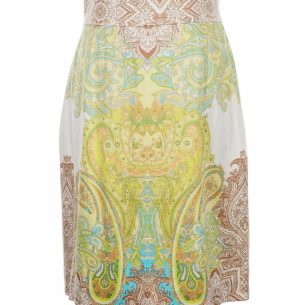 Antonio Melani Paisley Print Midi Skirt